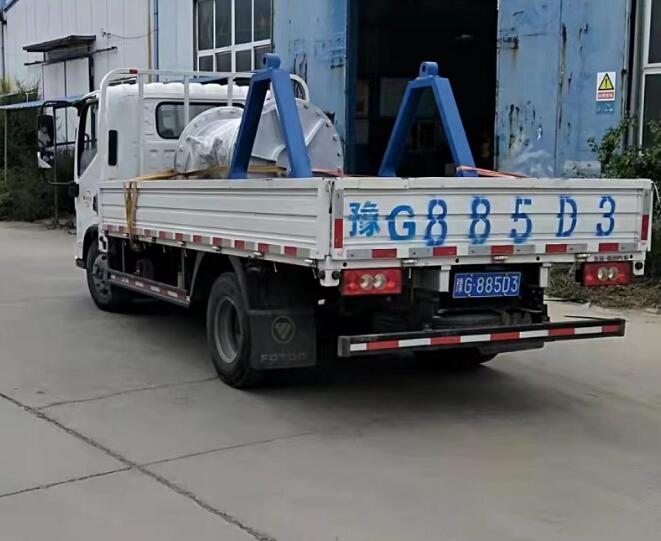 新疆某某沙客戶可拆卸螺旋板換熱器發貨